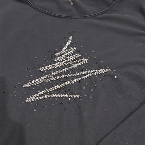 Rhinestone Christmas shirt - Picture 2 of 4